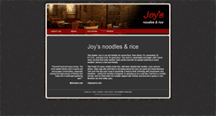 Desktop Screenshot of joysnoodlesandrice.com